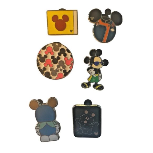 Disney Jewelry - Disney Trading Pins Lot 6 Mickey Mouse Vinylmation Hidden Mickey Baby Yacht Cool